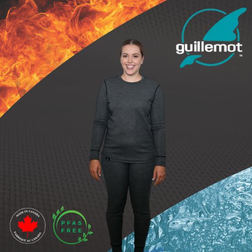 Flame-Resistant Women’s Long Sleeve Crew Neck Sweater