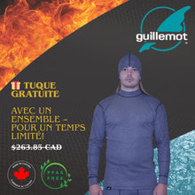 Flame-Resistant Men’s Set (Mock Neck Sweater + Pants with Fly + Free Toque)