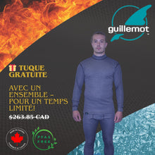 Flame-Resistant Men’s Set (Mock Neck Sweater + Pants with Fly + Free Toque)